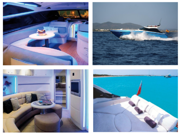 baia 54 boat charter ibiza